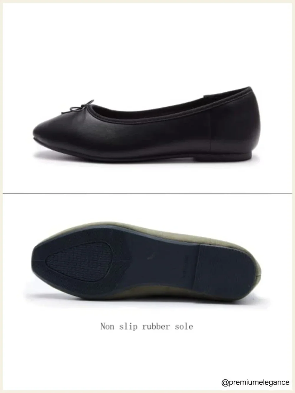 Women's Round Toe Ballet Flats Comfortable Bow Dressy Flats with Arch Support